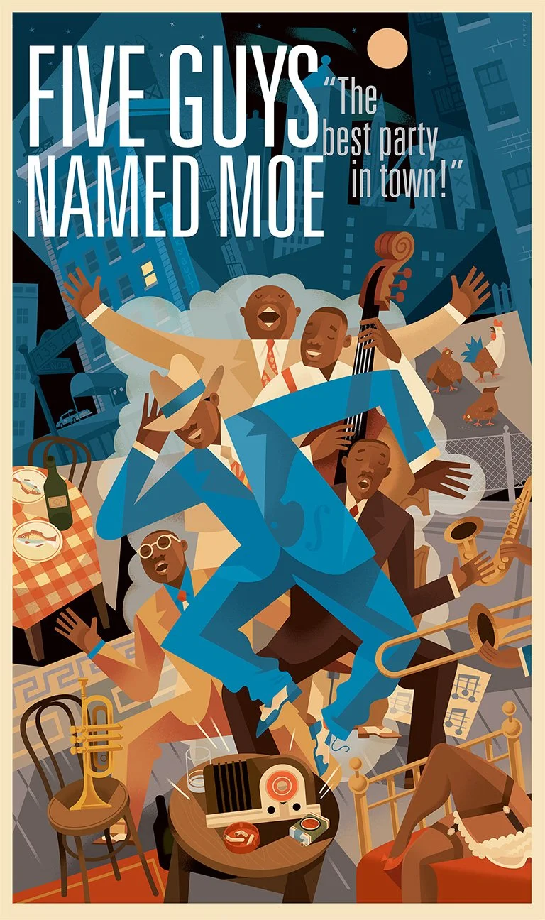 Theater poster for Arena Stage, Washington DC