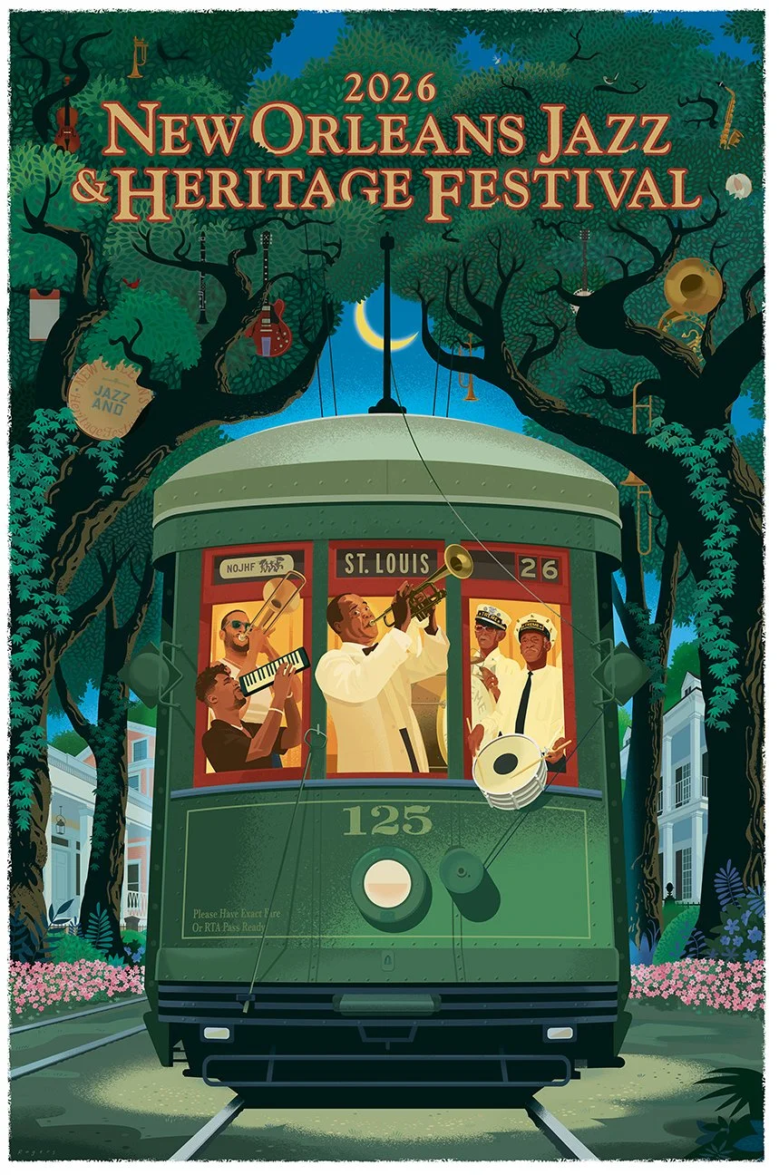 Official Poster for New Orleans Jazz & Heritage Festival, 2026