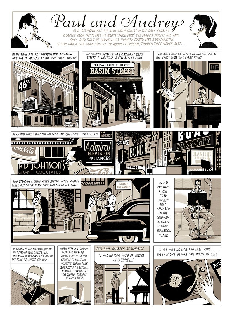 One-page comic for The New Yorker