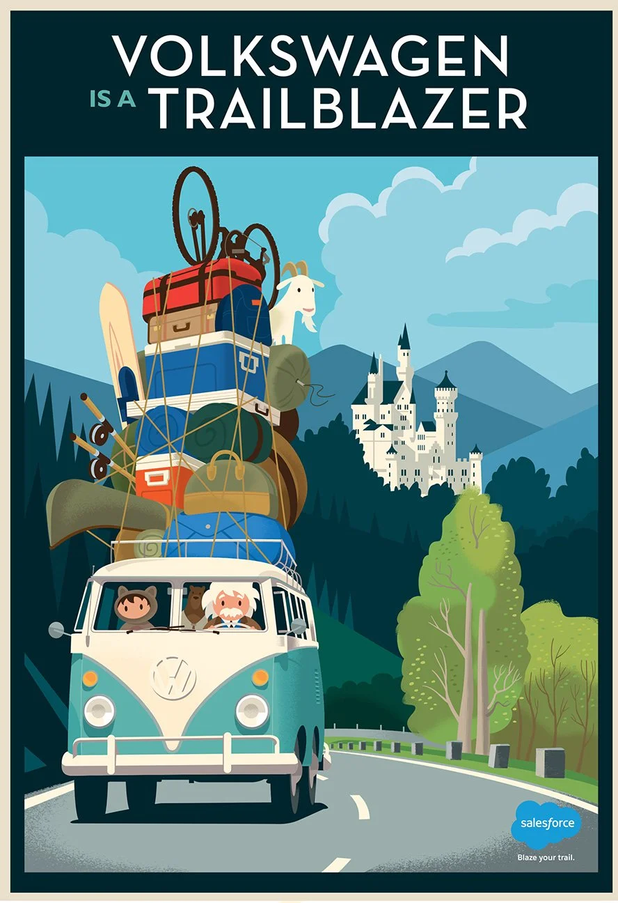 Poster for Salesforce, Citron Haligman 