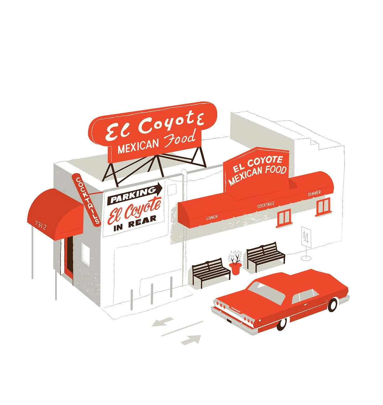 El Coyote, Beverly Blvd.