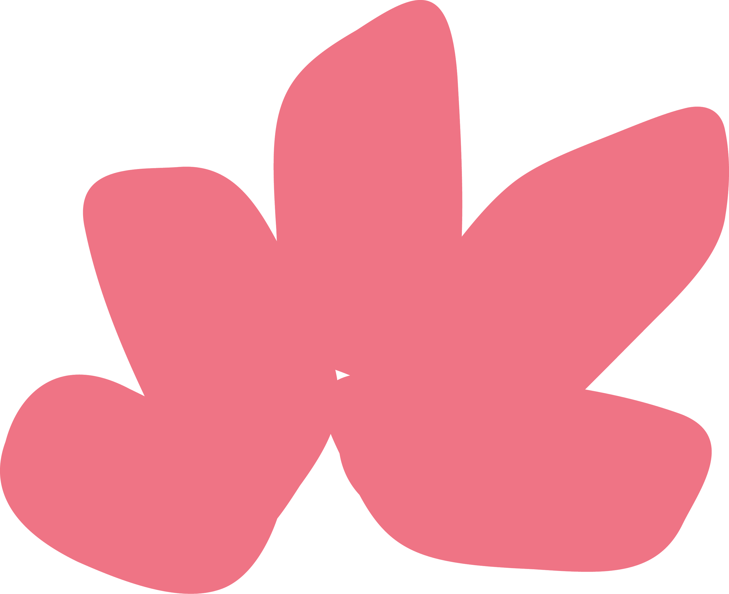 Geometric drawing of an outline square with sections divided by vertical, horizontal, and half circle lines.