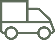 Icon of a delivery truck with a box on top
