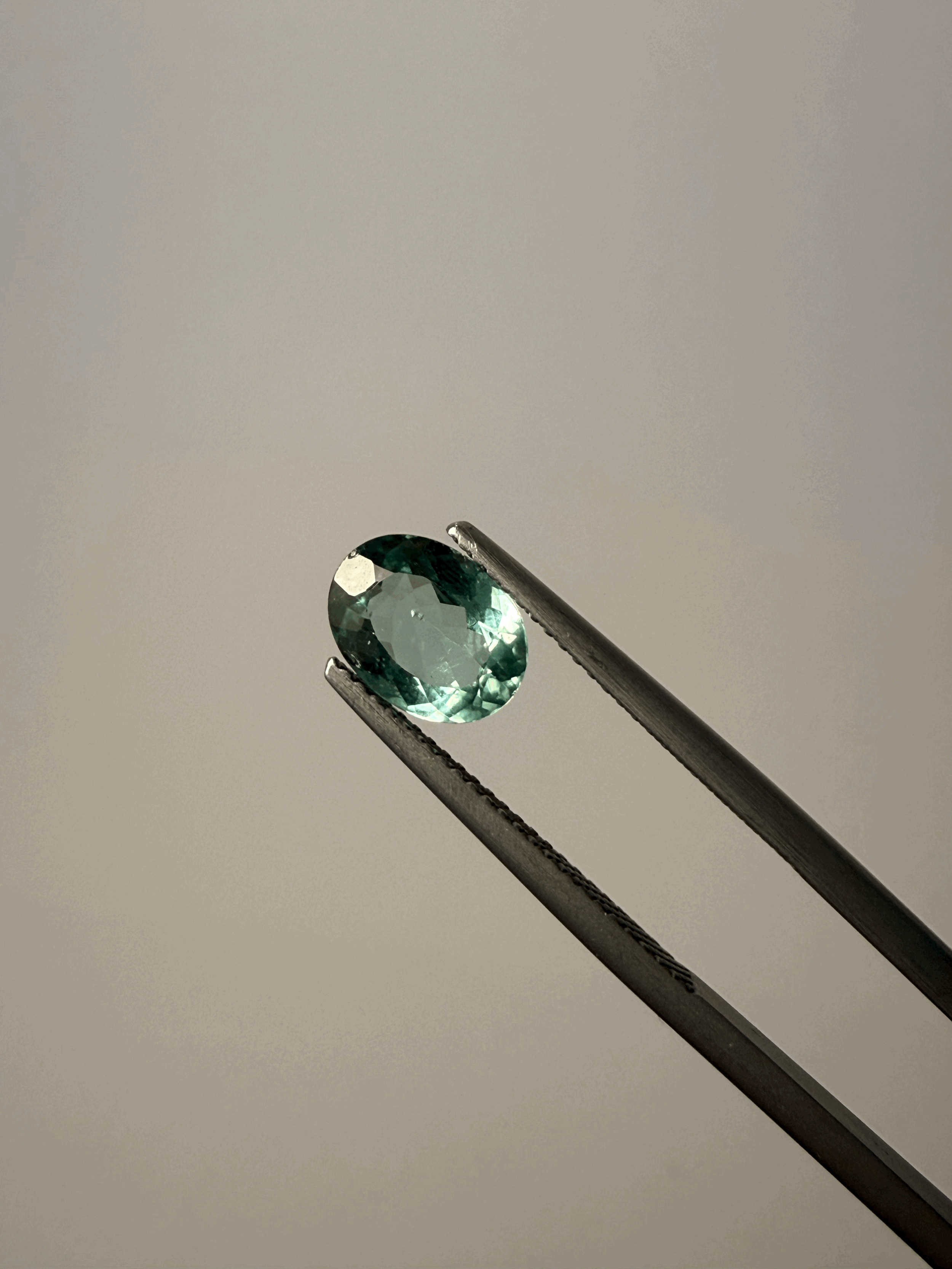1.755 CT Tourmaline Elongated Shades of Green