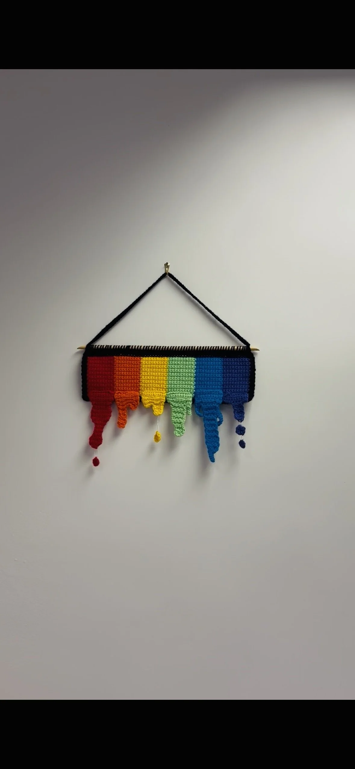 Dripping Rainbow Tapestry