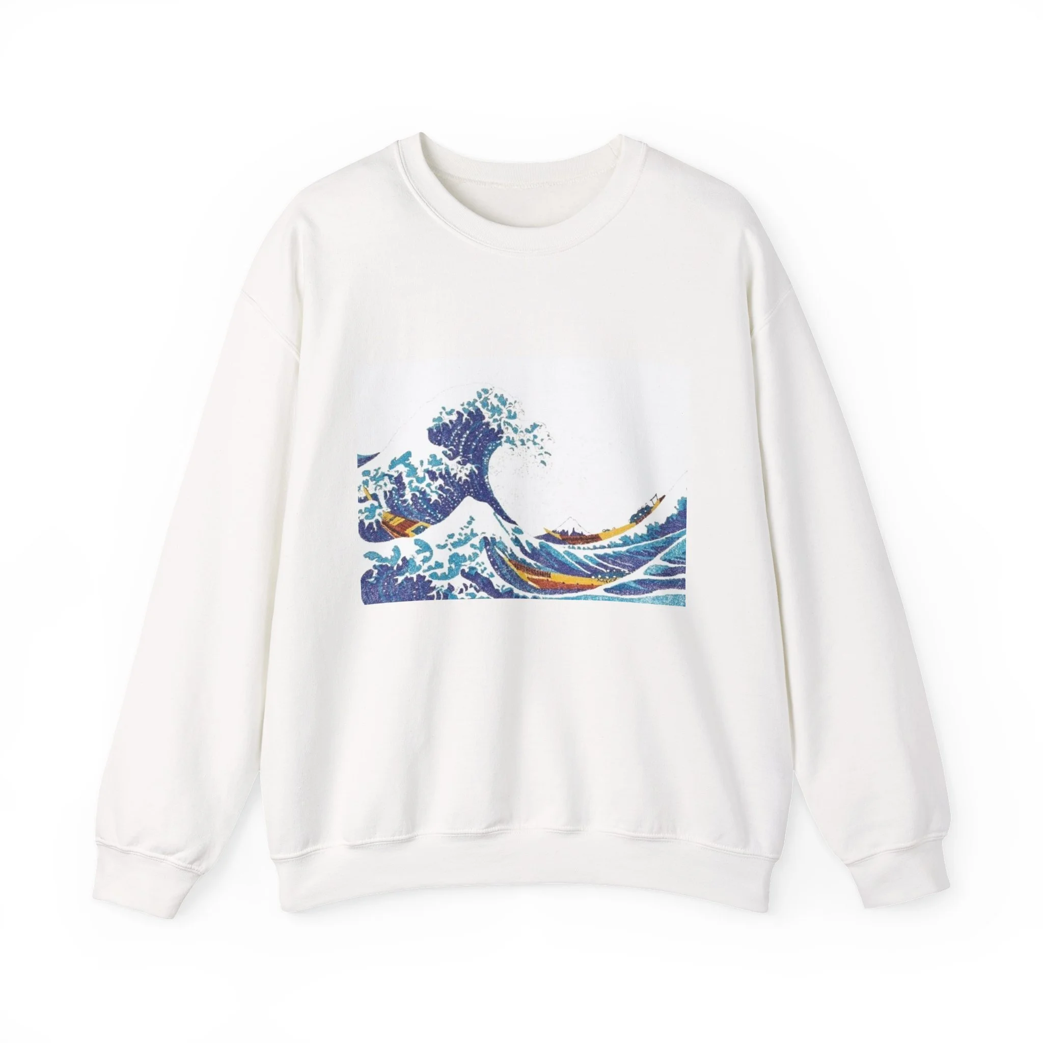 Stippled Great Wave Off Kanagawa Sweatshirt