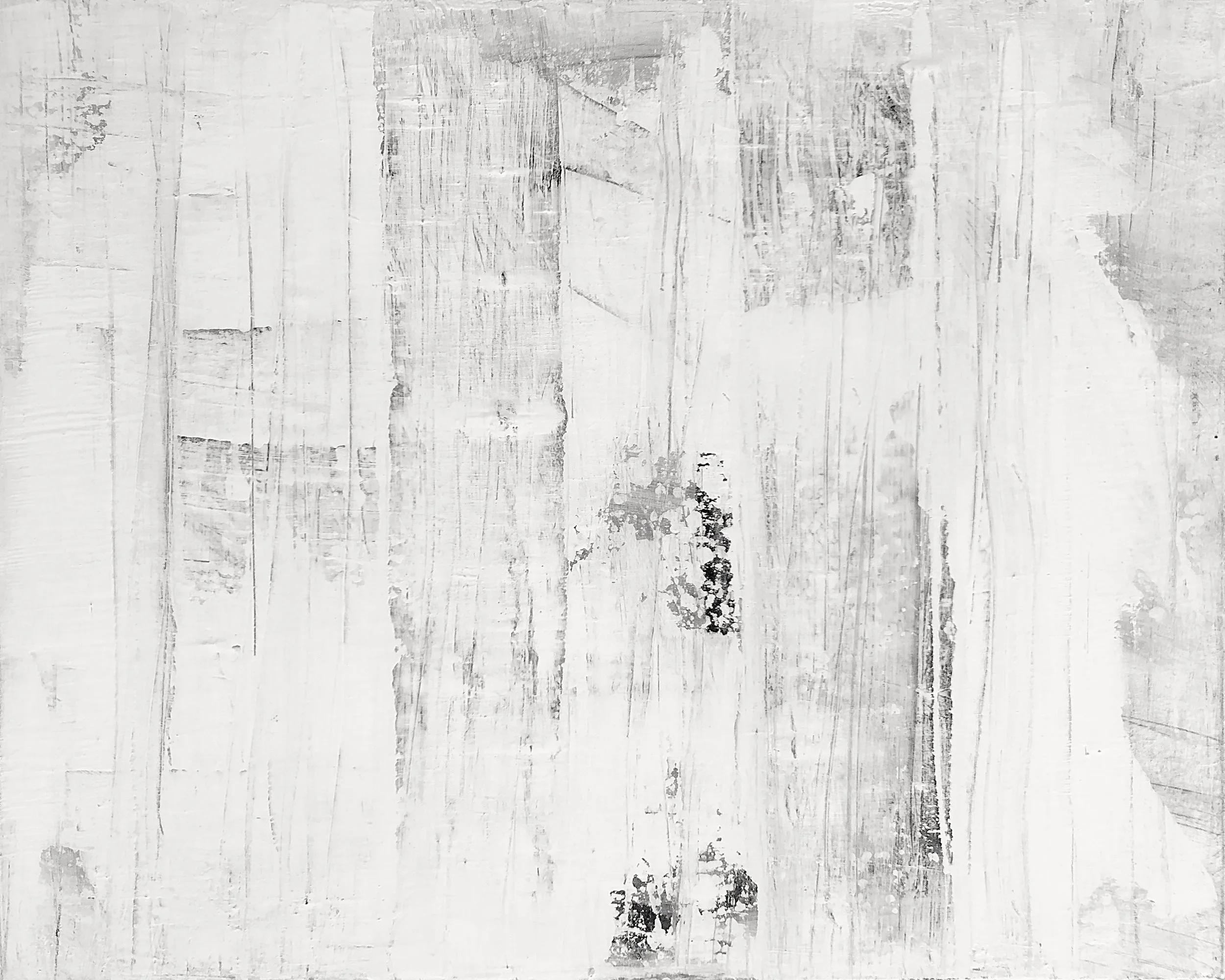 'Untitled' - [sold] | 30” x 24” (76.2cm x 61cm) | House Paint, Linen, Oil on Canvas | c.2018