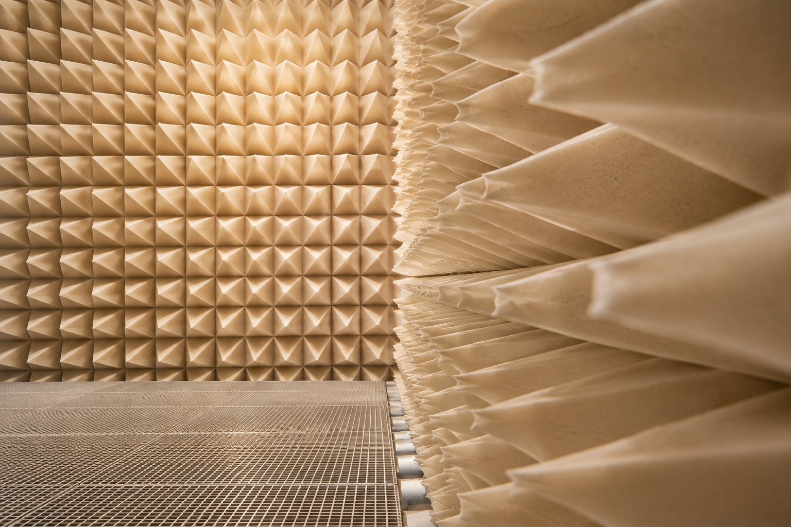 An anechoic chamber. Institute of DNA Science. Dr. Linda Ellison.