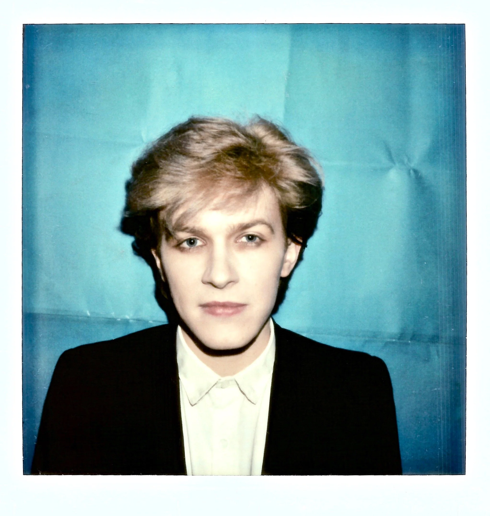 David Sylvian - Nomis Studios 1982- Original © Polaroid