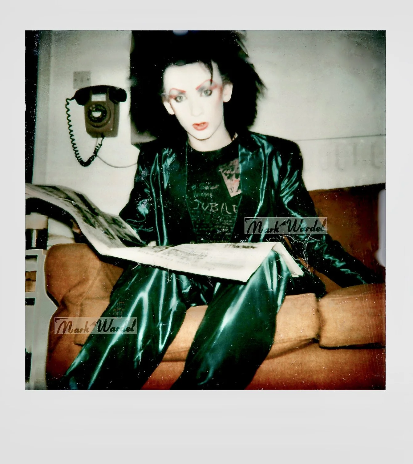 Boy George - Mark Wardel studio - Brewer Street 1980 - Original © Polaroid