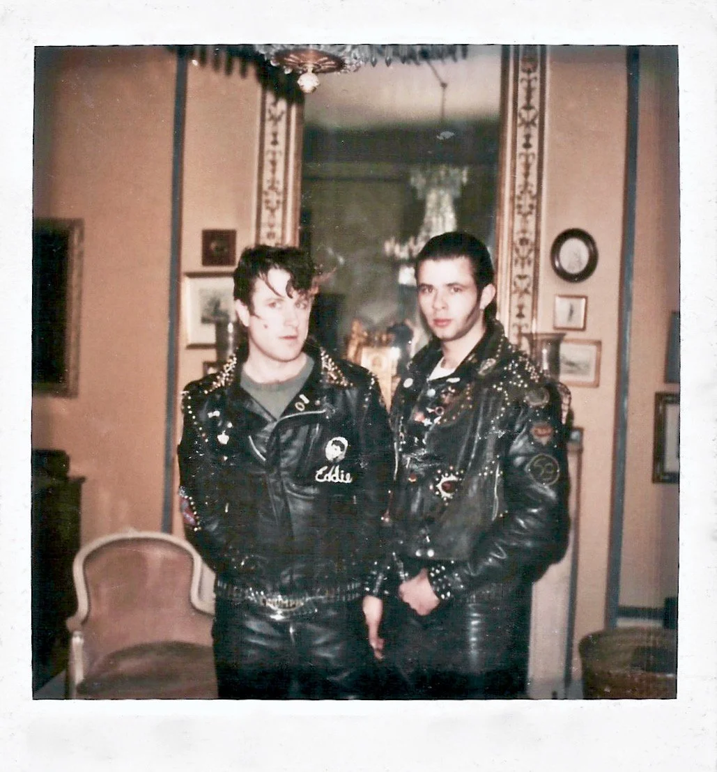 Eddie and Rocky at Johnny's 1982 - Original © Polaroid