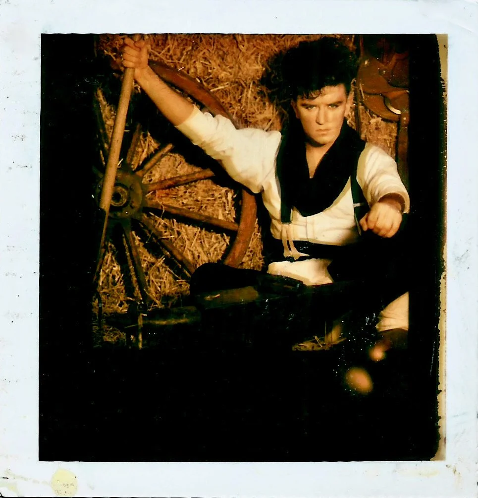 Robyn Beeche Polaroid - one of several given to Wardel by Steve Strange as reference for his illustration.