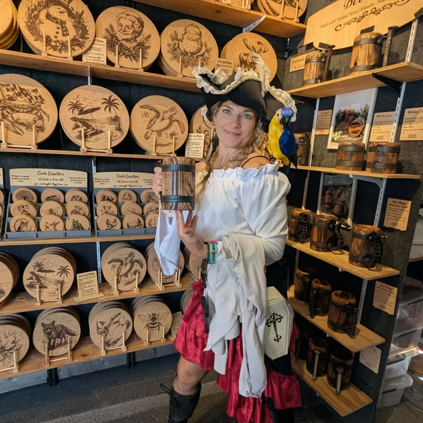 Every pirate needs a Beer Mug! 🍺🦜🏴&zwj;☠️☠️