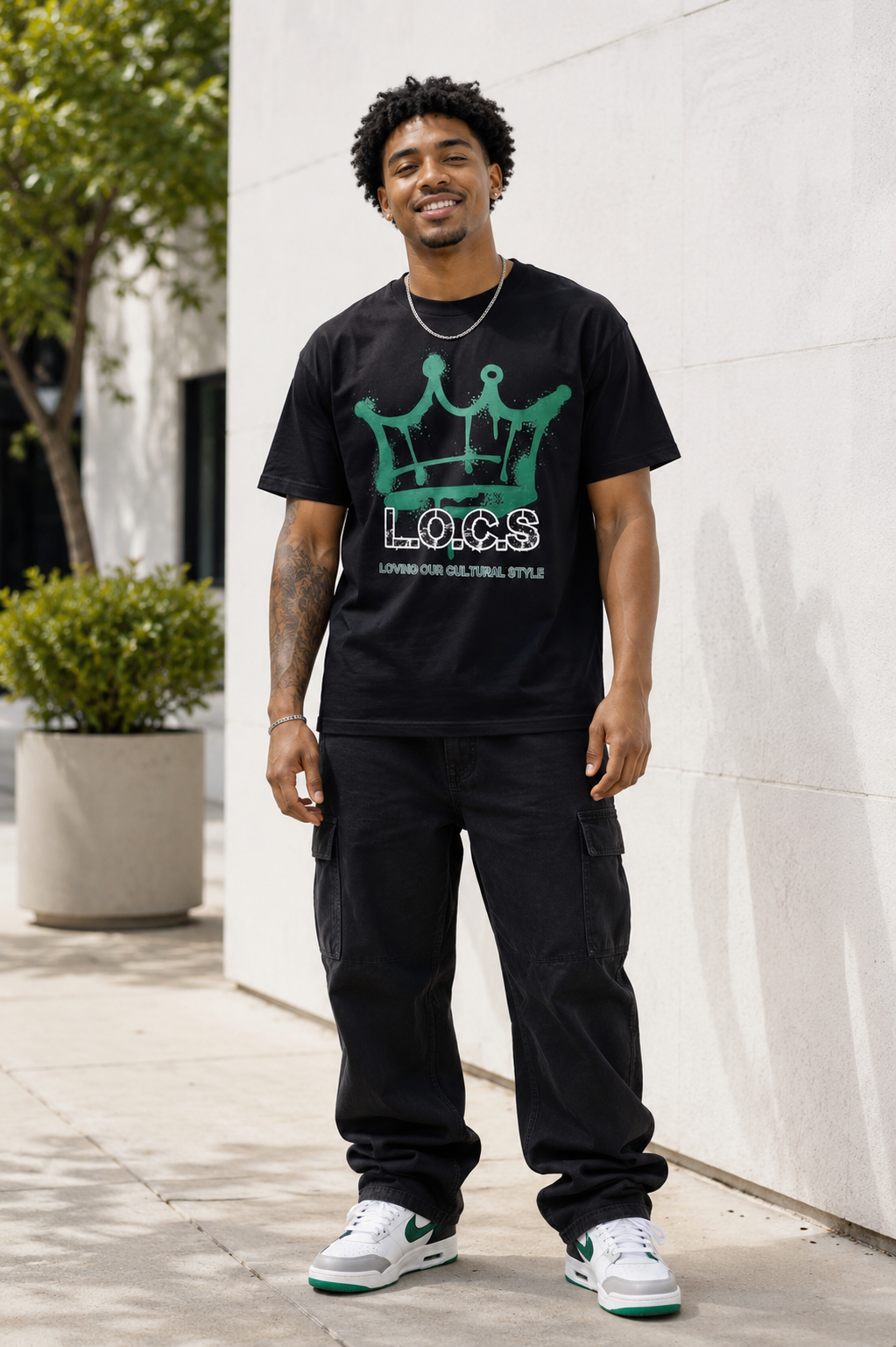 Urban Style Portrait with Green Accents.png