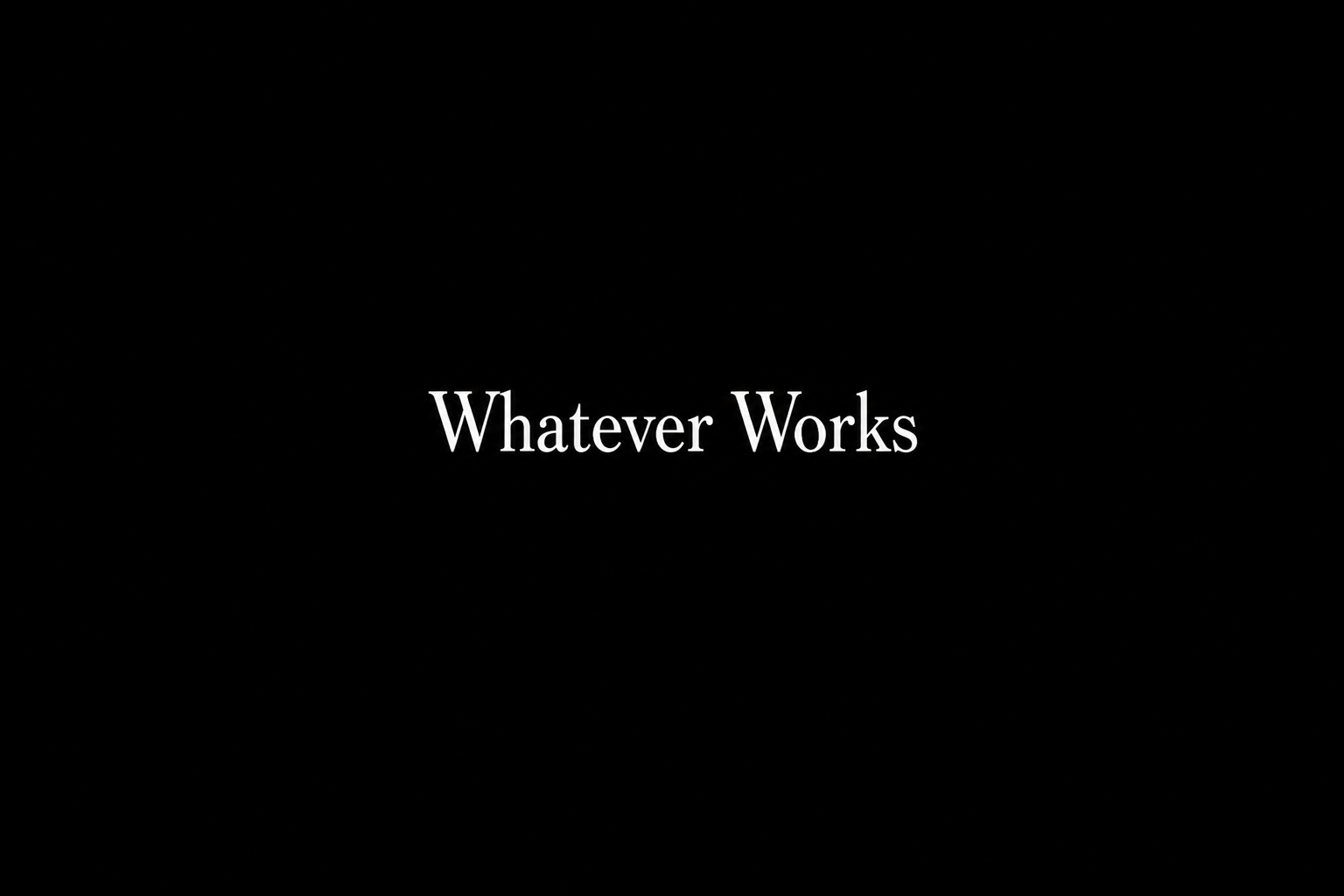 Whatever Works (2009)