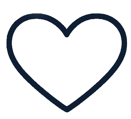 Outline of a heart