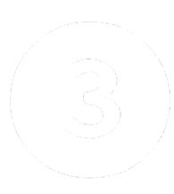 Number 3 on a billiards or pool ball