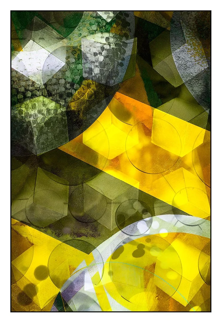 Yellow and Green Cubes