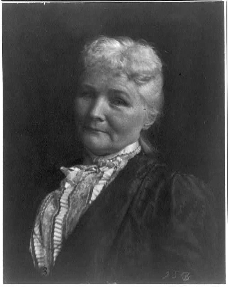 Black and white portrait of Mary Harris, otherwise known as Mother Jones