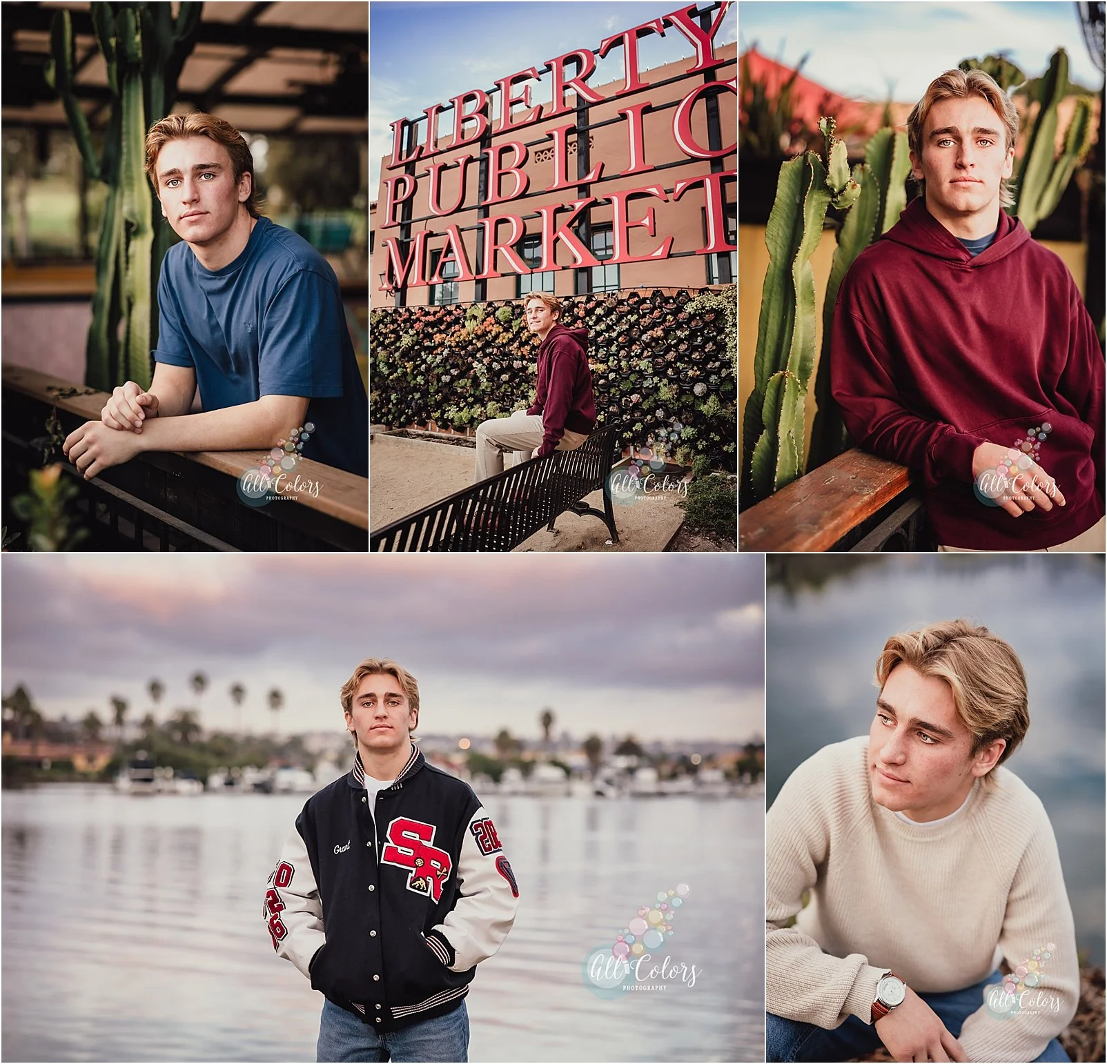High School Senior photos at Liberty Station in San Diego
