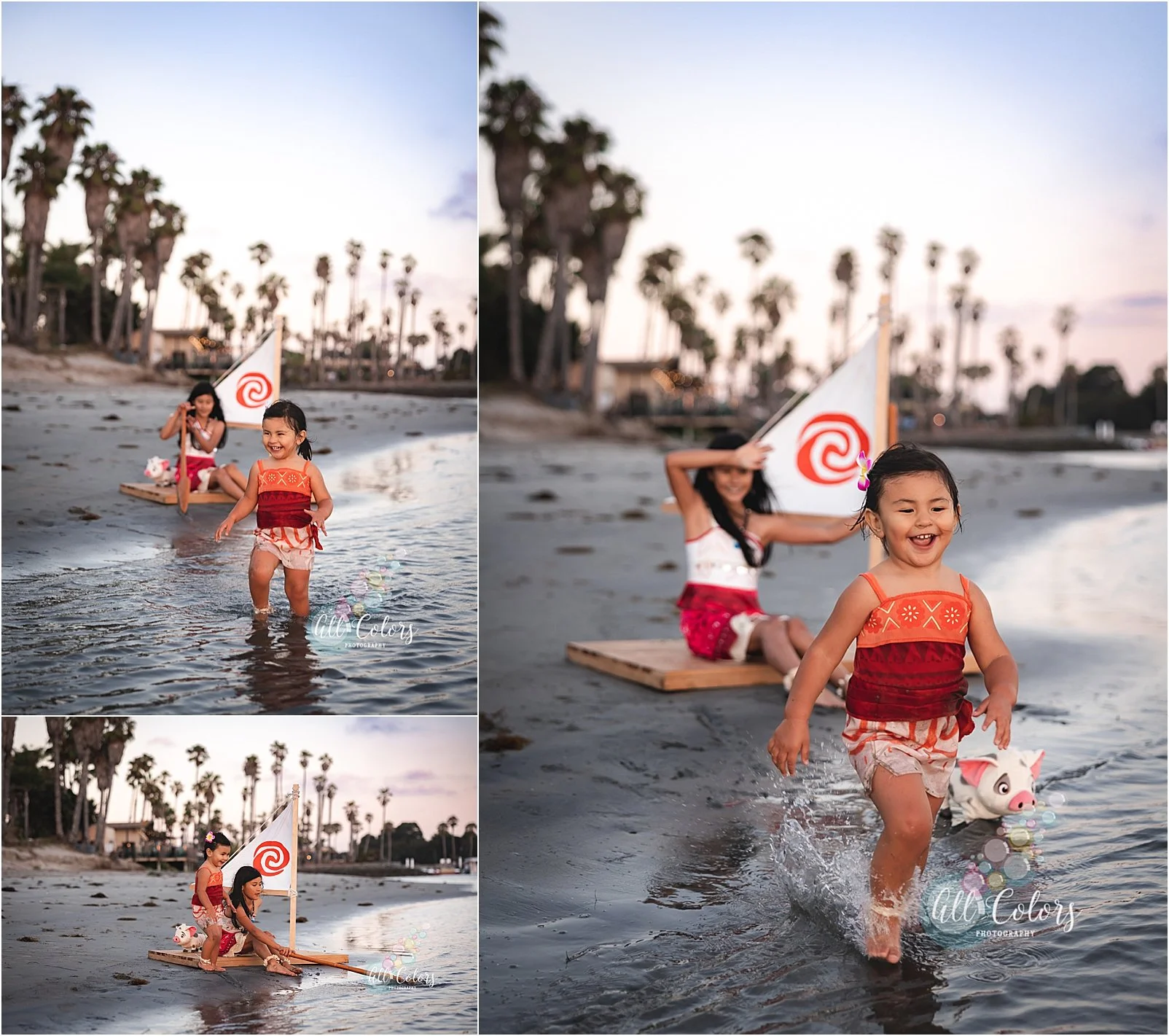 Islander vibes photoshoot with two sisters