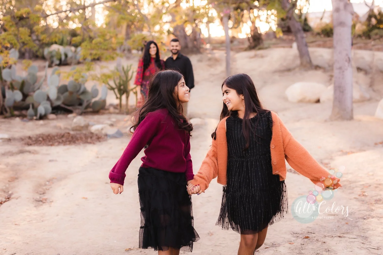 Indian family in San Diego, CA
