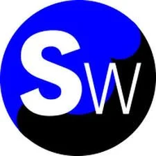 Sussex World Logo with a blue and black circle containing the white letters 'SW'.