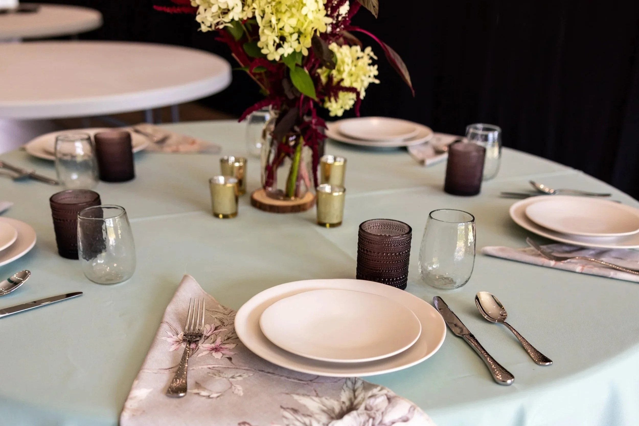 Riverbend seating table options