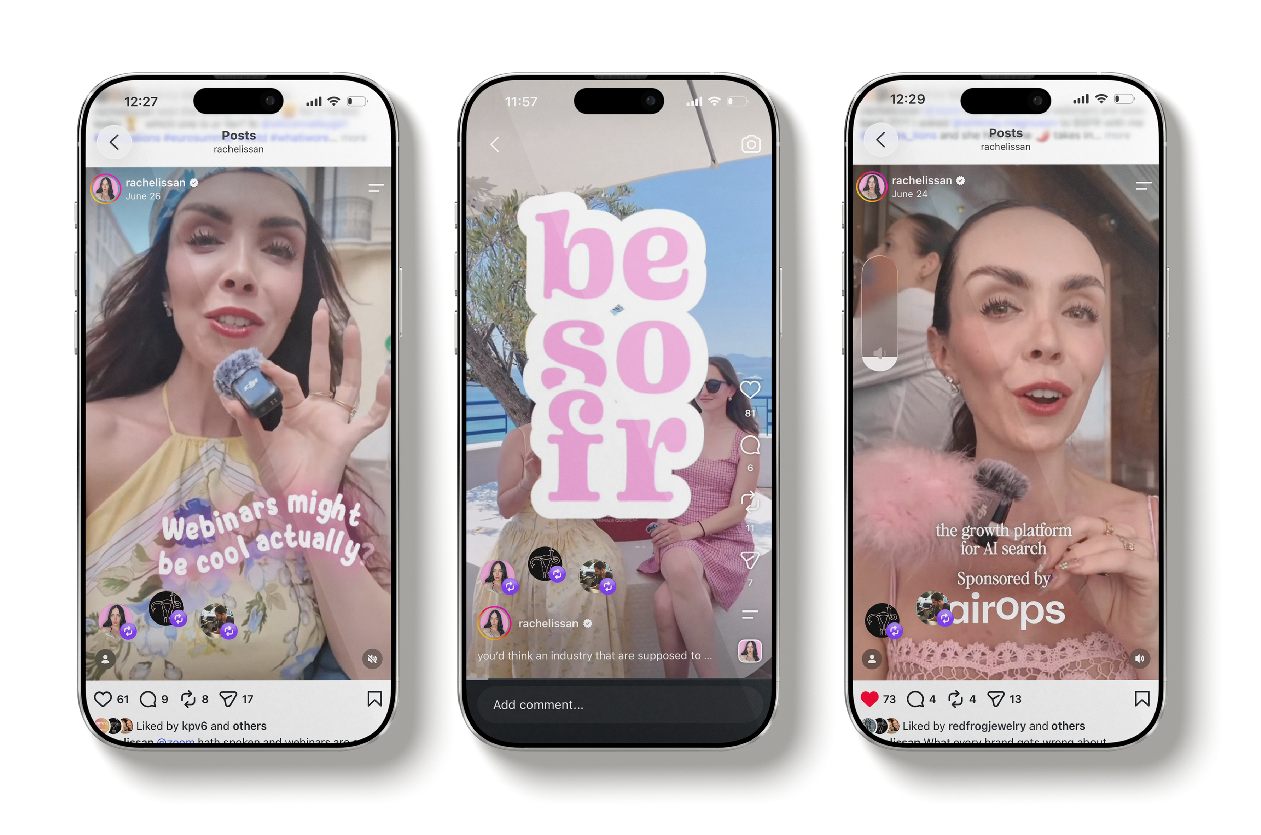 Be So For Real Cannes video series