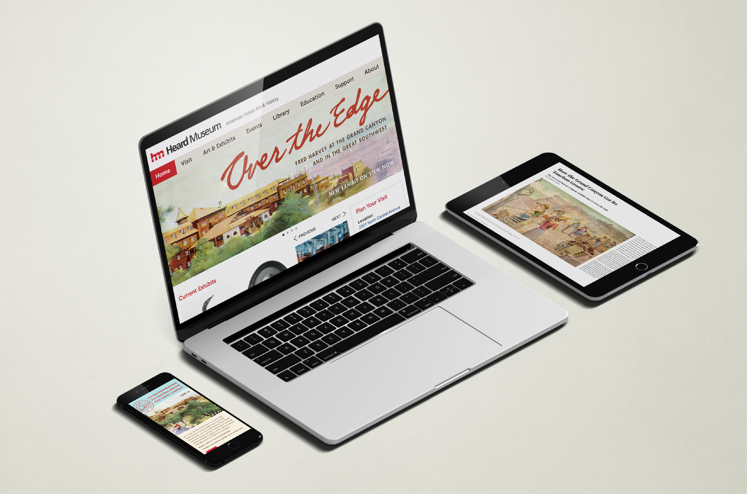 Digital assets including website hero banners & e-blast