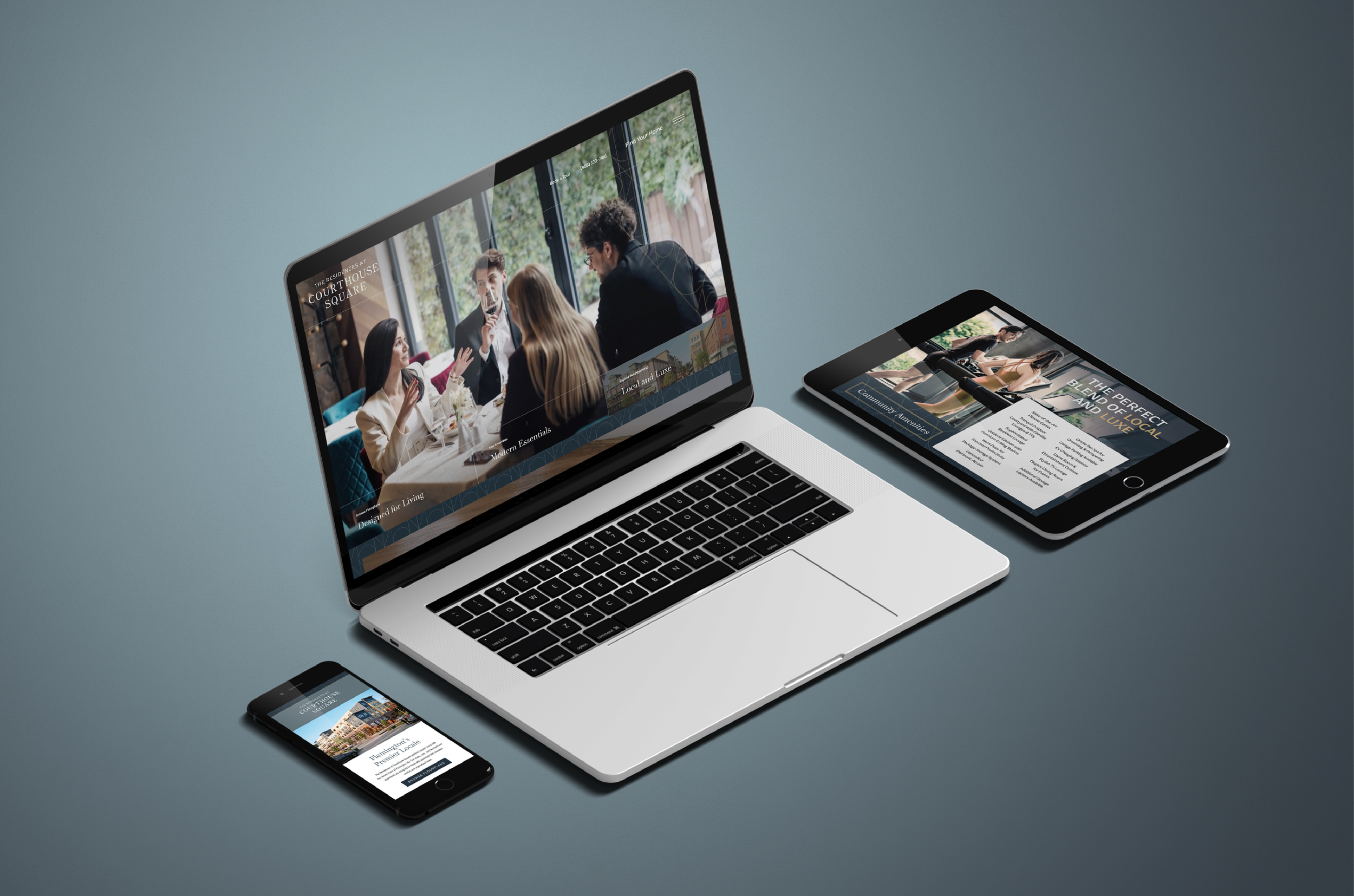 Website, digital brochure & e-blast