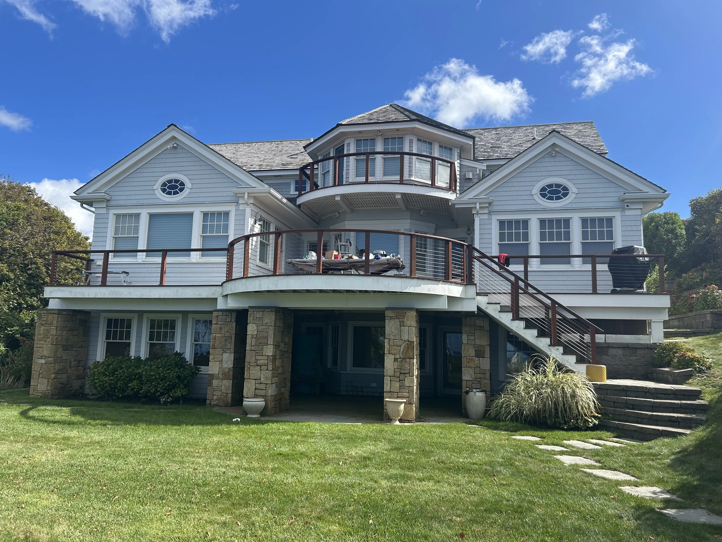 Santos Paint completed exterior