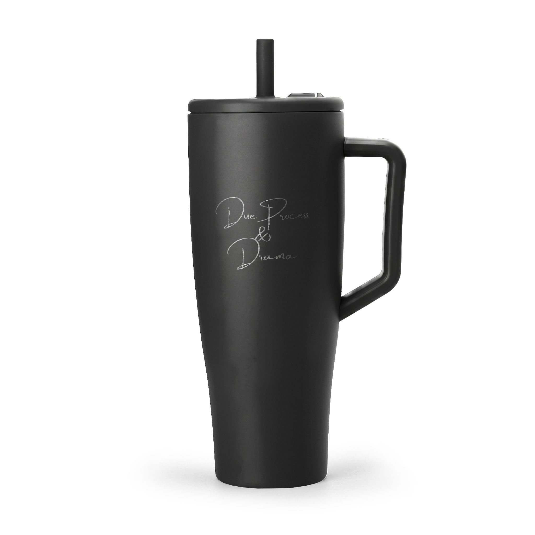 40 oz Due Process & Drama stainless steel tumbler