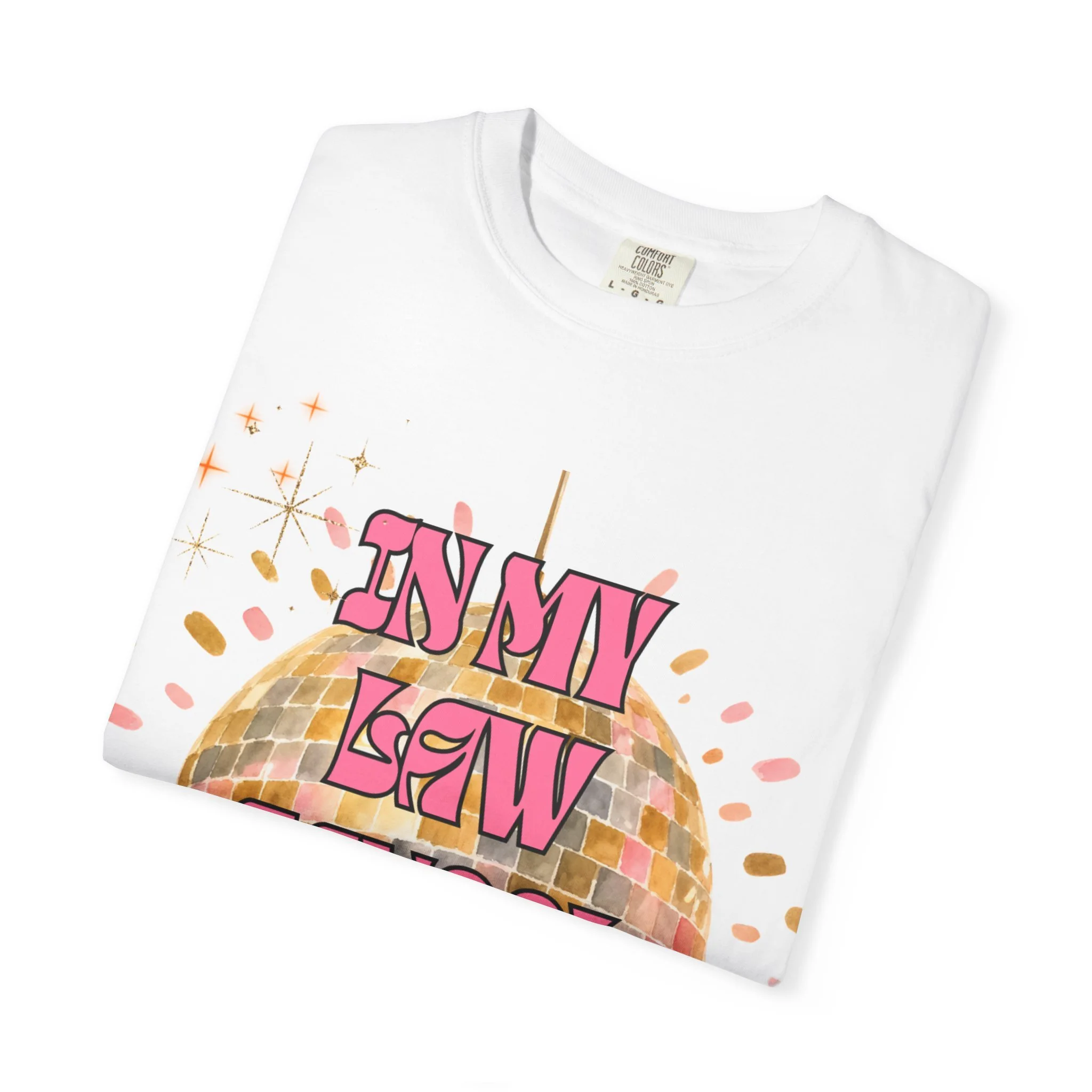 Law student wearing In My Law School Era tee