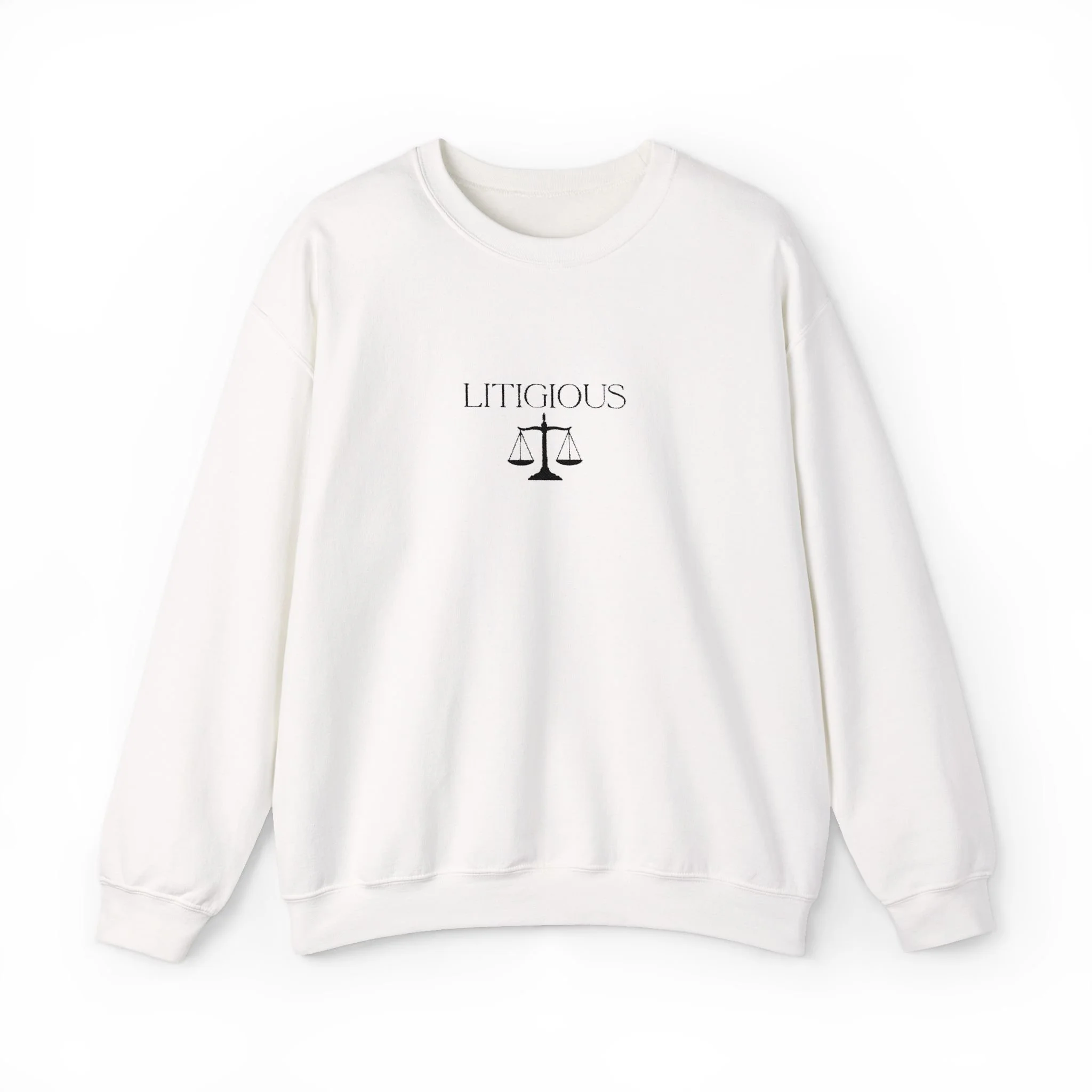 Litigious Embroidered Sweatshirt