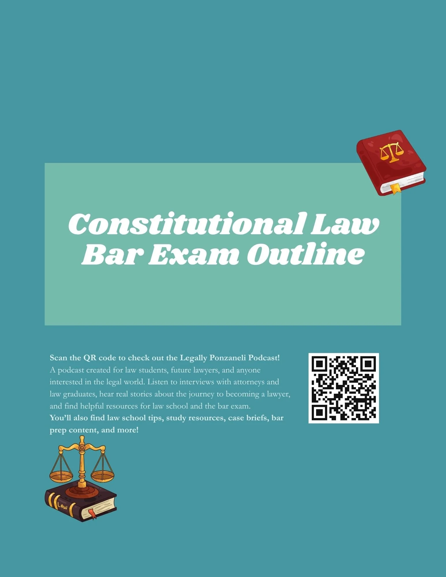 Constitutional Law Visual Bar Exam Outline