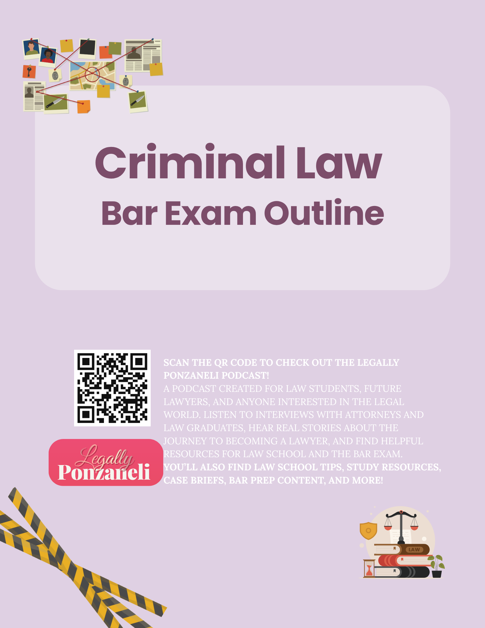 Criminal Law Bar Exam Outline