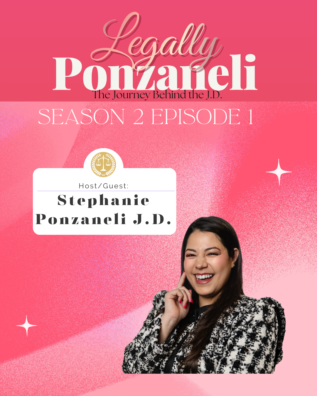 Stephanie Ponzaneli celebrates passing the bar exam and shares encouragement for anyone retaking the bar, preparing for the first time, or feeling nervous about the process.