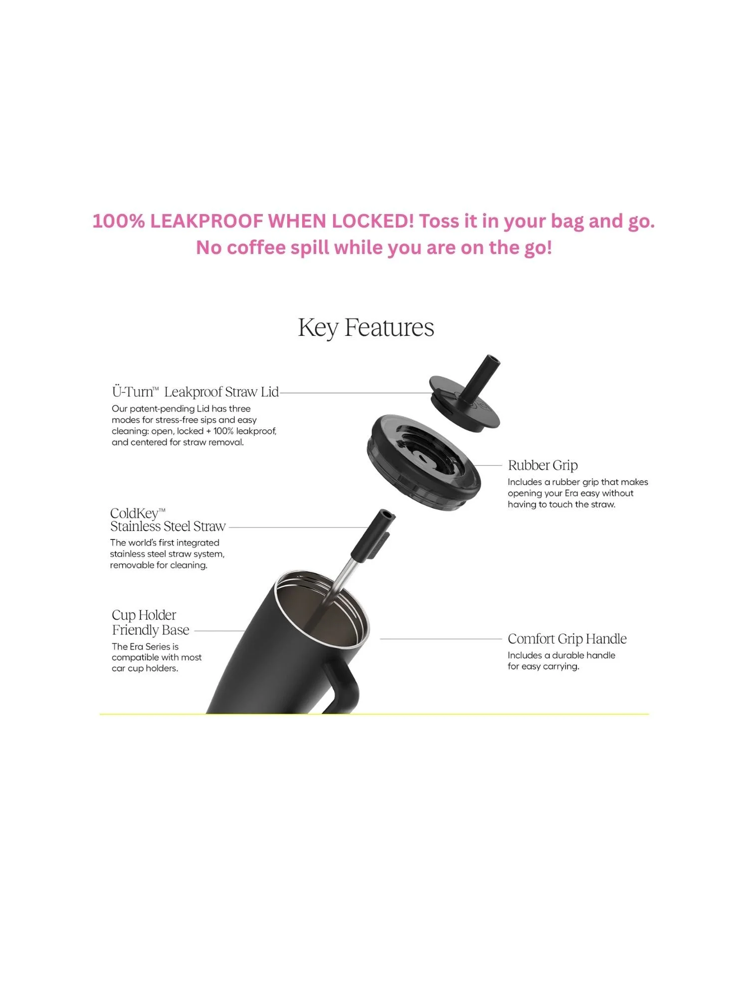 40 oz Due Process & Drama tumbler with lid and straw