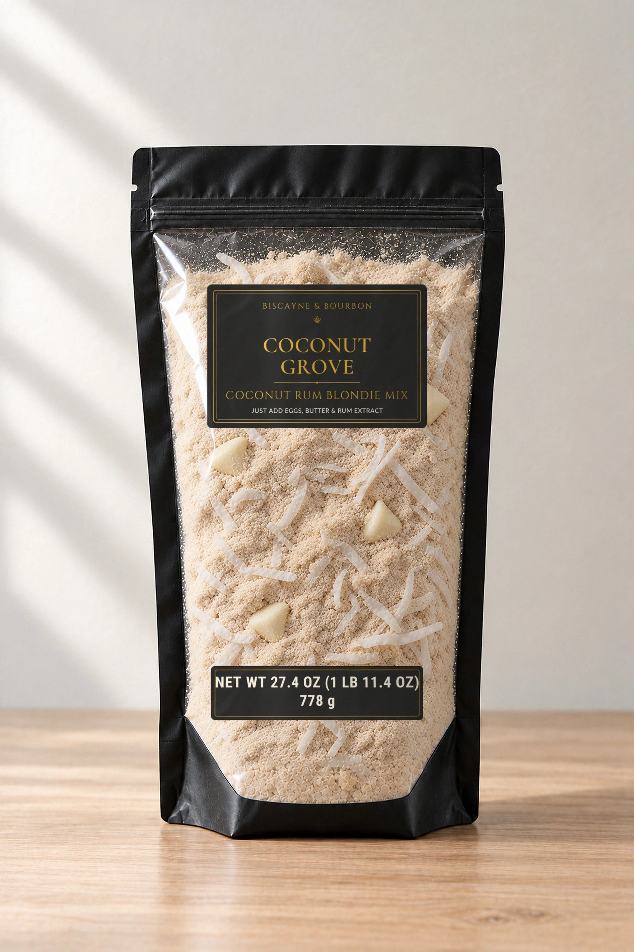 Coconut Grove: Coconut Rum Blondie Mix, 27.4 oz