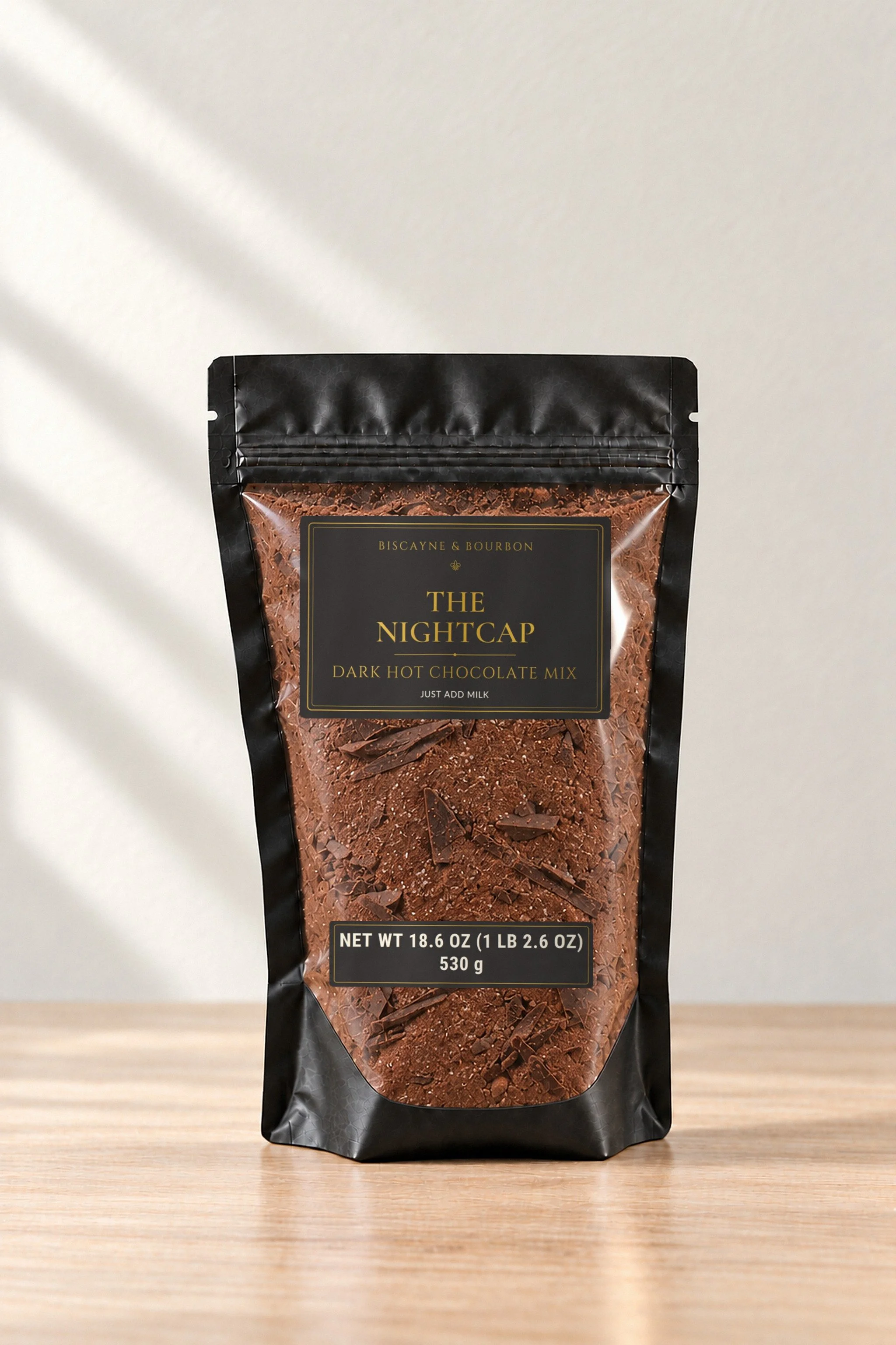 The Nightcap: Dark Hot Chocolate Mix, 18.6 oz