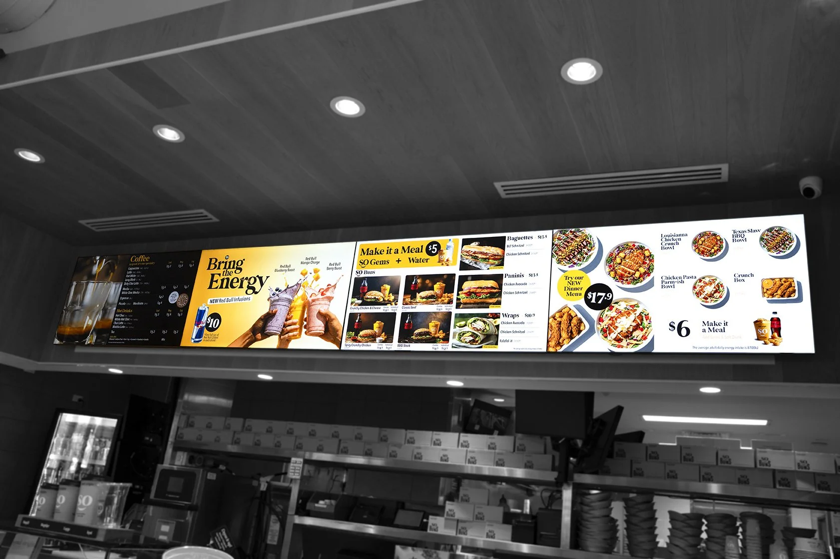Soul Origin Internal Menu Screen