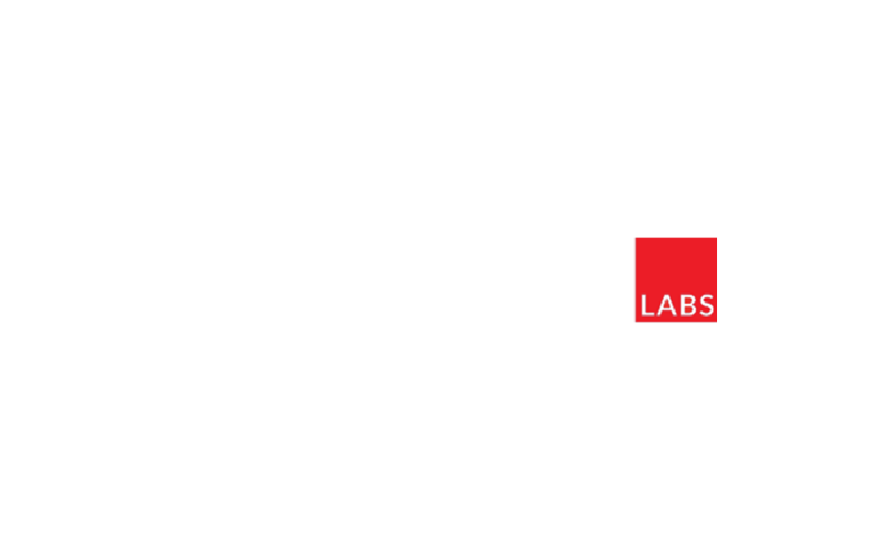 Navori Labs logo with white text and a red square labeled 'LABS' on a black background