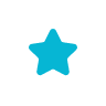 A blue star icon