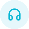 A plain, solid turquoise blue background