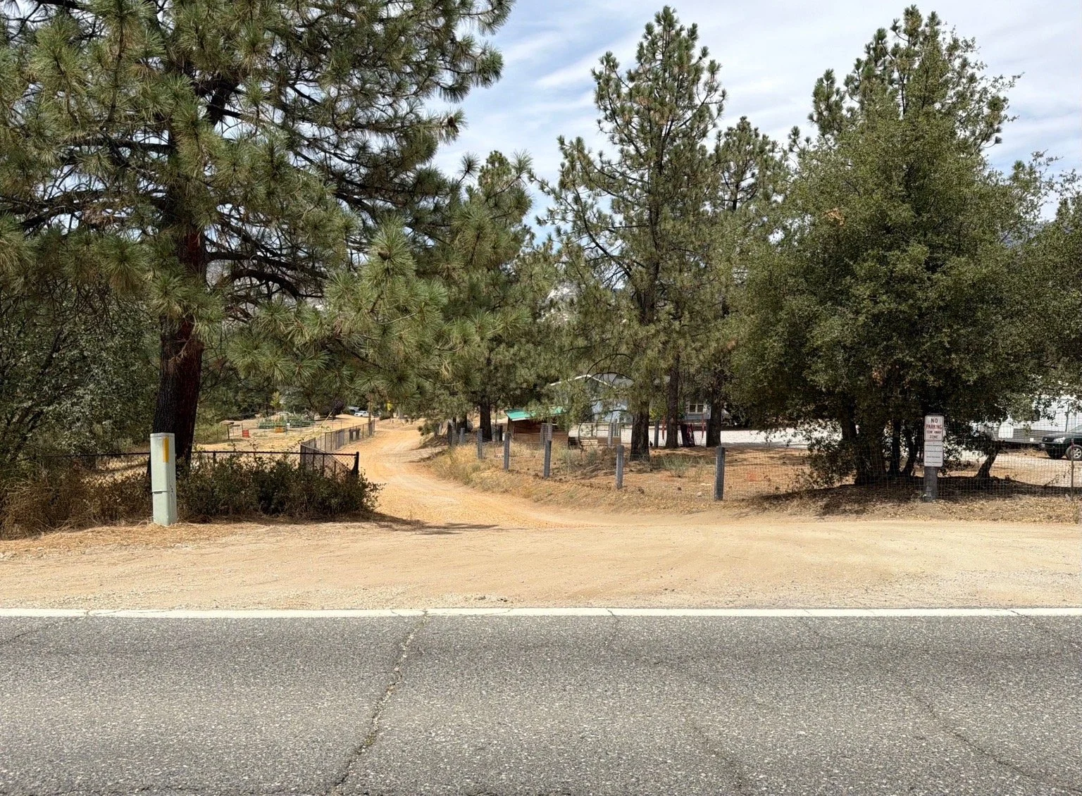 Harmony Farms entrance in Mountain Center, California