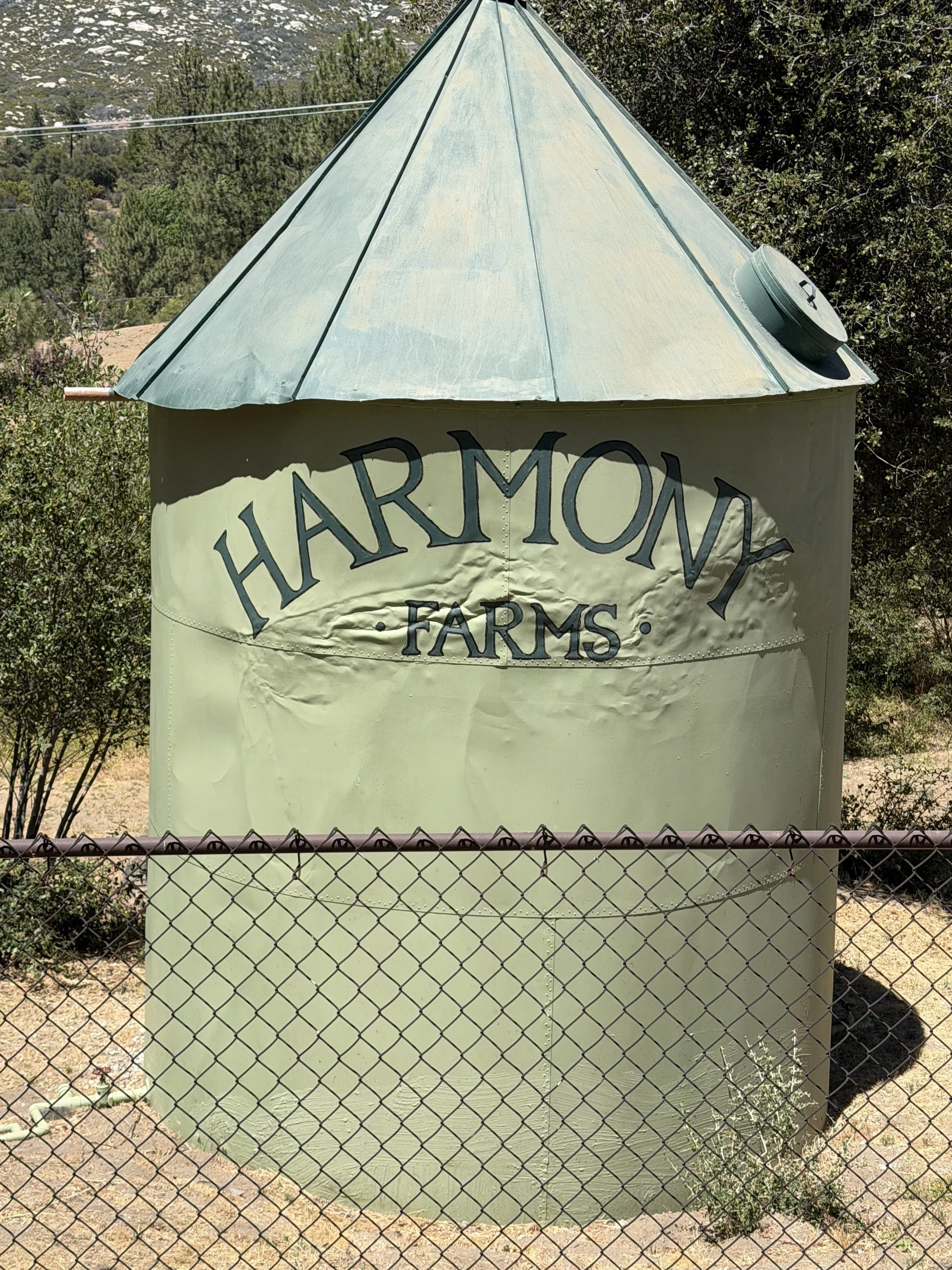 Harmony Farms water tank