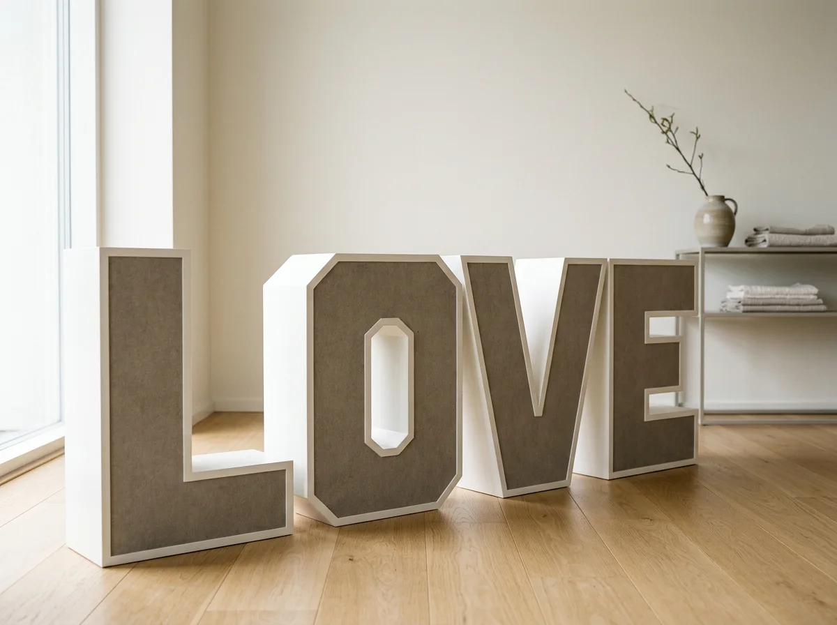 LED-Leuchtschild „LOVE“