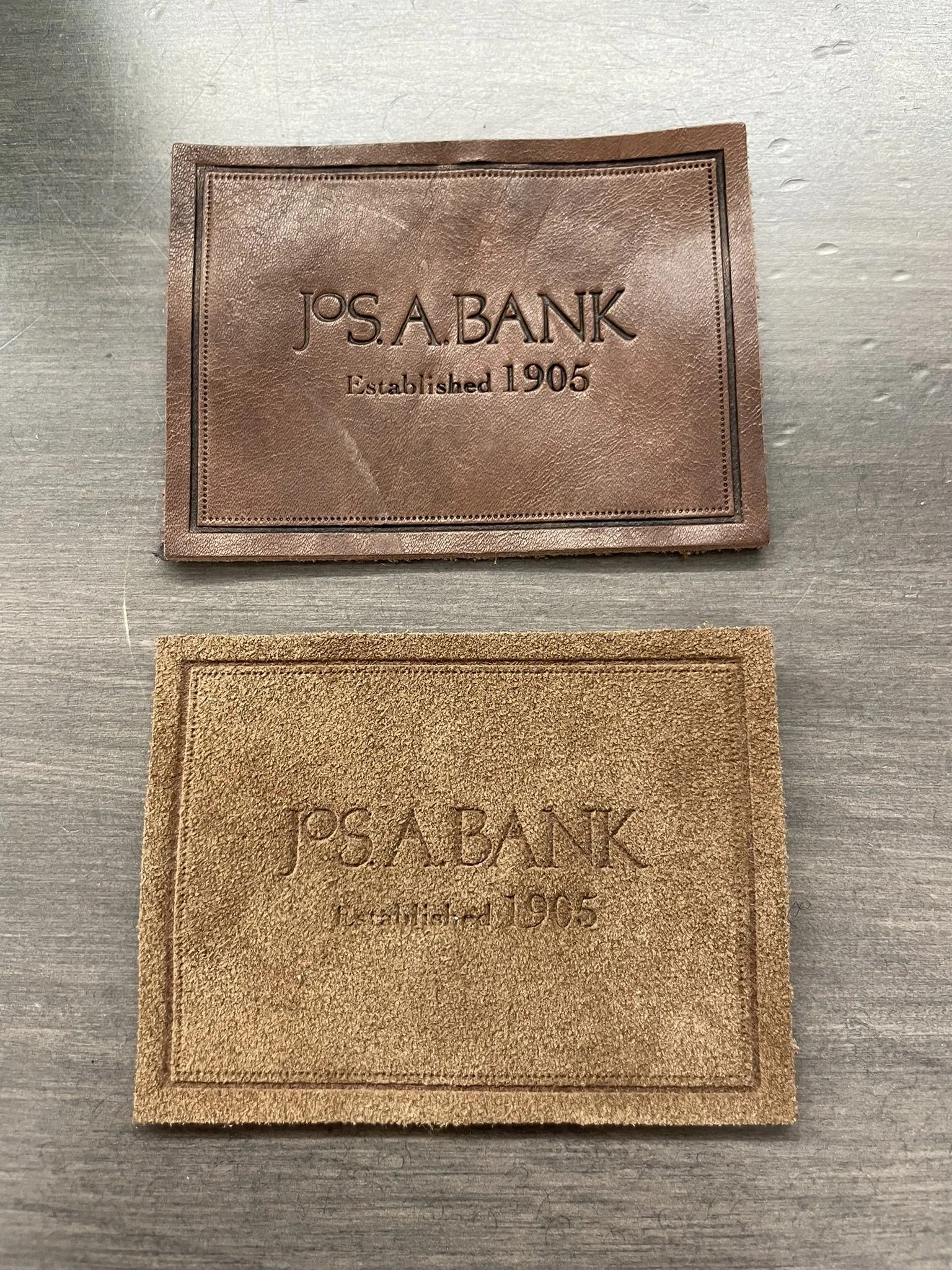 New leather and suede logo patches highlighted the "Established 1905" heritage
