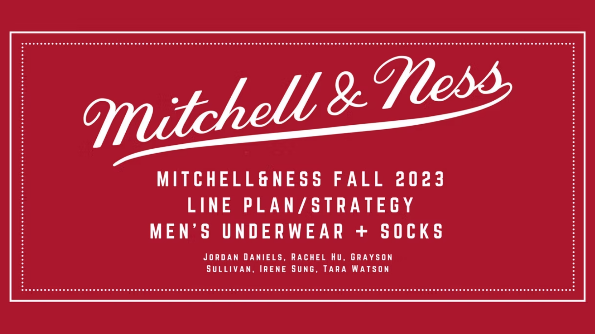 Mitchell & Ness Product Launch